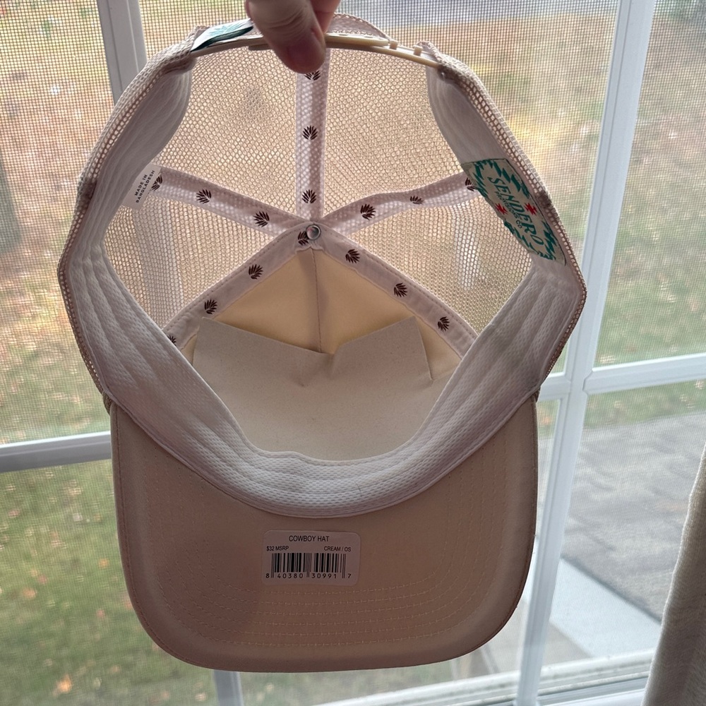 Sendero Provisions Co. Cream and Brown Cowboy Hat - Picture 2 of 3